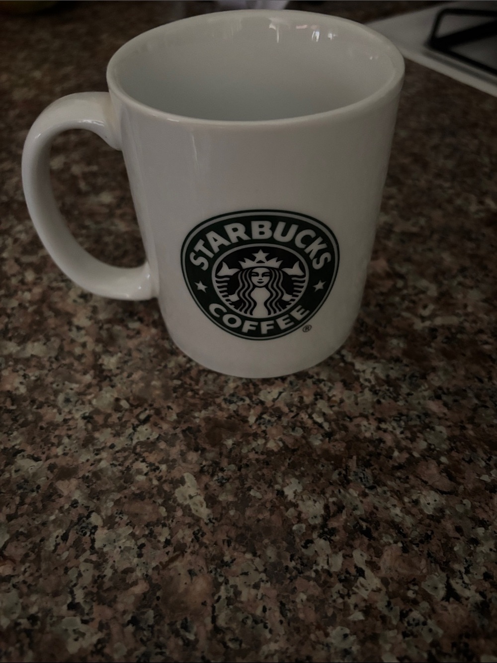 Starbucks White Mug with Green Logo